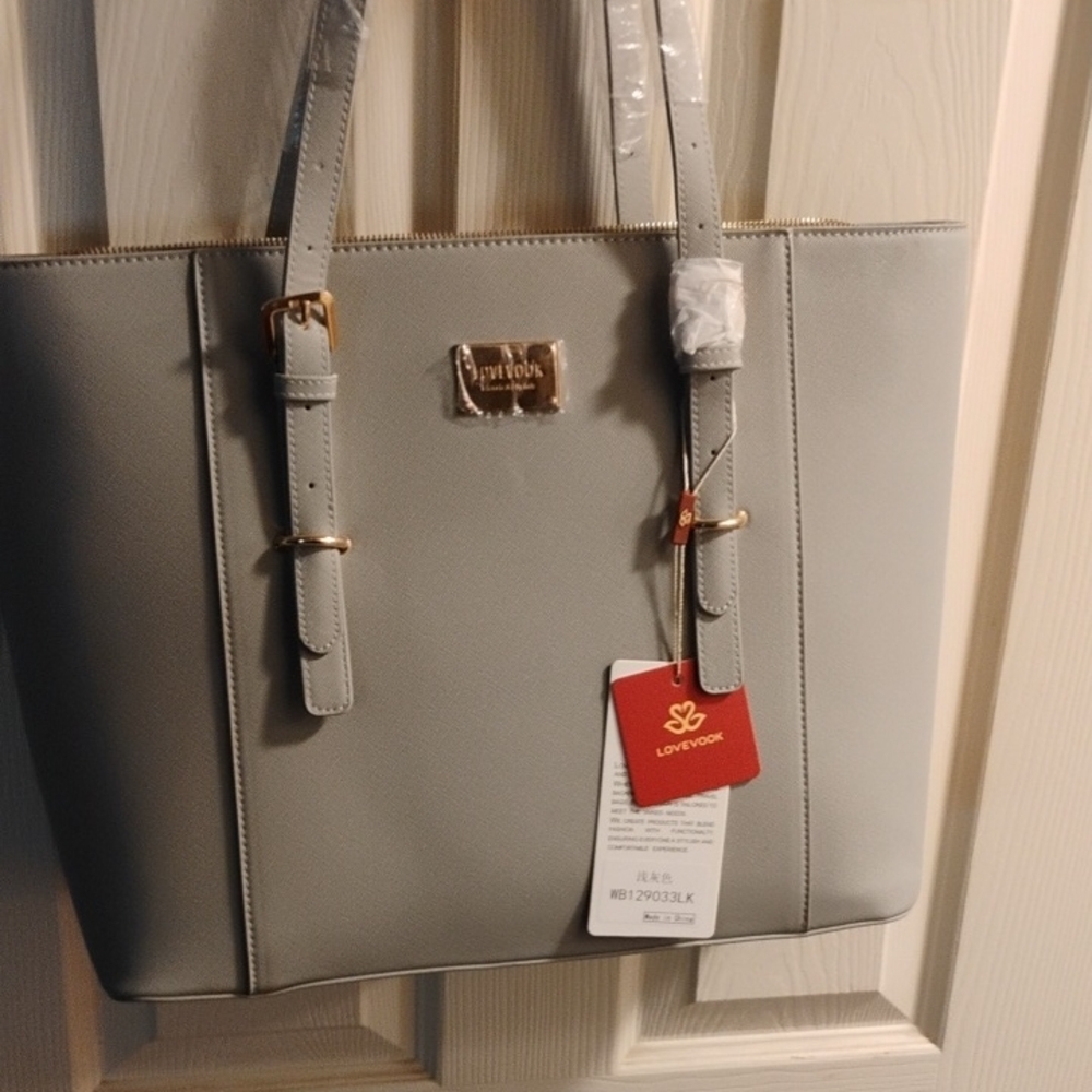 LOVEVOOK Gray Tote Bag